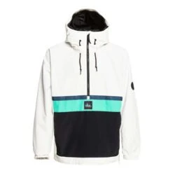 Quiksilver Men's Steeze Jacket 9 Quiksilver Men's Steeze Jacket -Sport Ski Equipment fw23 quiksilver menssteezejacket snowwhite 5