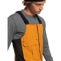 Quiksilver Men's Utility Bib 19 Quiksilver Men's Utility Bib -Sport Ski Equipment fw23 quiksilver mensutilitybib buckthornbrown 3