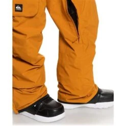 Quiksilver Men's Utility Bib 21 Quiksilver Men's Utility Bib -Sport Ski Equipment fw23 quiksilver mensutilitybib buckthornbrown 5