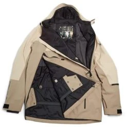 Spyder Men's All Out Anorak -Sport Ski Equipment fw23 spyder mensalloutanorak timberwolf 7