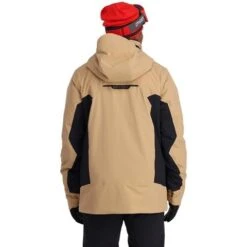 Spyder Men's Avid Jacket -Sport Ski Equipment fw23 spyder mensavidjacket tanninblack 2