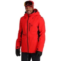 Spyder Men's Avid Jacket -Sport Ski Equipment fw23 spyder mensavidjacket volcanoblack 1
