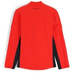 Spyder Men's Bandit Half Zip Fleece Jacket -Sport Ski Equipment fw23 spyder mensbandithalfzipfleecejacket volcano 2