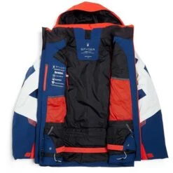 Spyder Men's Leader Jacket -Sport Ski Equipment fw23 spyder mensleadergtxjacket abyssvolcano 5
