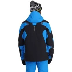 Spyder Men's Leader Jacket -Sport Ski Equipment fw23 spyder mensleadergtxjacket blackcollegiate 2