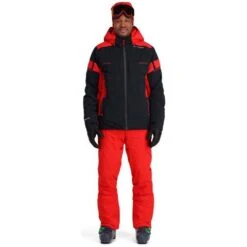 Spyder Men's Monterosa GTX Jacket -Sport Ski Equipment fw23 spyder mensmonterosagtxjacket blackvolcano 3
