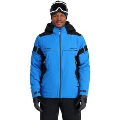 Spyder Men's Monterosa GTX Jacket -Sport Ski Equipment fw23 spyder mensmonterosagtxjacket collegiate 1