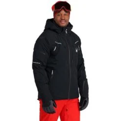 Spyder Men's Pinnacle GTX Jacket -Sport Ski Equipment fw23 spyder menspinnaclegtxjacket black 1