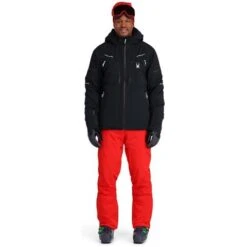 Spyder Men's Pinnacle GTX Jacket -Sport Ski Equipment fw23 spyder menspinnaclegtxjacket black 3