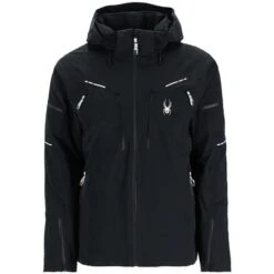 Spyder Men's Pinnacle GTX Jacket -Sport Ski Equipment fw23 spyder menspinnaclegtxjacket black 4