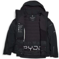 Spyder Men's Pinnacle GTX Jacket -Sport Ski Equipment fw23 spyder menspinnaclegtxjacket black 5