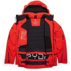 Spyder Men's Pinnacle GTX Jacket -Sport Ski Equipment fw23 spyder menspinnaclegtxjacket volcano 10