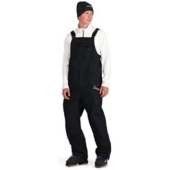 Spyder Men's Sanction Bib -Sport Ski Equipment fw23 spyder menssanctionbib black 1