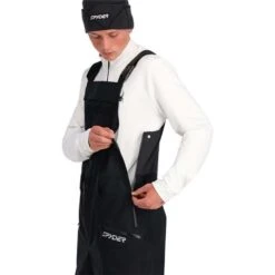 Spyder Men's Sanction Bib -Sport Ski Equipment fw23 spyder menssanctionbib black 3