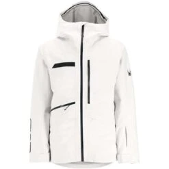 Spyder Men's Sanction Jacket -Sport Ski Equipment fw23 spyder menssanctionjacket vanillaice 4