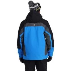 Spyder Men's Seventy - Eight Jacket -Sport Ski Equipment fw23 spyder mensseventyeightjacket blackcollegiate 2