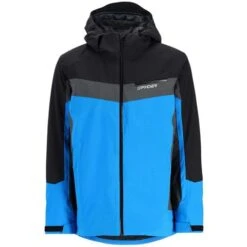 Spyder Men's Seventy - Eight Jacket -Sport Ski Equipment fw23 spyder mensseventyeightjacket blackcollegiate 4
