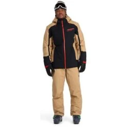 Spyder Men's Seventy - Eight Jacket -Sport Ski Equipment fw23 spyder mensseventyeightjacket blacktannin 3
