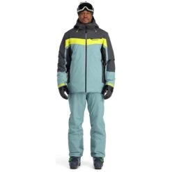 Spyder Men's Seventy - Eight Jacket -Sport Ski Equipment fw23 spyder mensseventyeightjacket ebonytundra 3