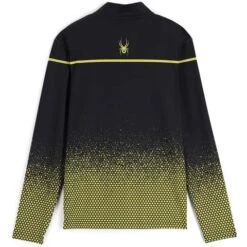 Spyder Men's Spirit Of '78 Zip T-Neck -Sport Ski Equipment fw23 spyder mensspiritof78ziptneck fadedgeocitron 2
