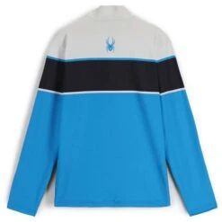 Spyder Men's Spirit Of '78 Zip T-Neck -Sport Ski Equipment fw23 spyder mensspiritof78ziptneck glaciercollegiate 2