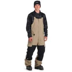 Spyder Men's Terrain Bib -Sport Ski Equipment fw23 spyder mensterrainbib timberwolf 1