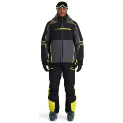 Spyder Men's Titan GTX Jacket -Sport Ski Equipment fw23 spyder menstitangtxjacket blackcitron 3