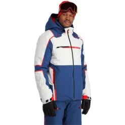 Spyder Men's Titan GTX Jacket -Sport Ski Equipment fw23 spyder menstitangtxjacket glacierabyss 1