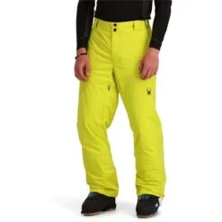 Spyder Men's Traction Pant -Sport Ski Equipment fw23 spyder menstractionpant citron 1