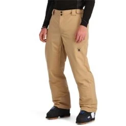 Spyder Men's Traction Pant -Sport Ski Equipment fw23 spyder menstractionpant tannin 1