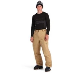 Spyder Men's Traction Pant -Sport Ski Equipment fw23 spyder menstractionpant tannin 3