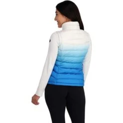 Spyder Women's Timeless Down Vest -Sport Ski Equipment fw23 spyder womenstimelessdownvest defrostcollegiate 2
