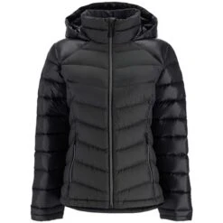 Spyder Women's Timeless Hoodie Down Jacket -Sport Ski Equipment fw23 spyder womenstimelesshoodiedownjacket black 3