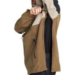 Volcom Men's Brighton Pullover -Sport Ski Equipment fw23 volcom mensbrightonpullover darkkhaki 4