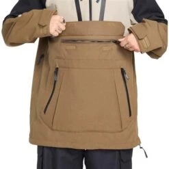 Volcom Men's Brighton Pullover -Sport Ski Equipment fw23 volcom mensbrightonpullover darkkhaki 5