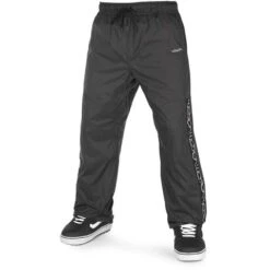 Volcom Men's New Slashslapper Pant -Sport Ski Equipment fw23 volcom mensnewslashslapperpant black 1