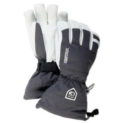 Hestra Army Leather Heli Ski Glove -Sport Ski Equipment grey hestra army leather heli gloves men s 54283