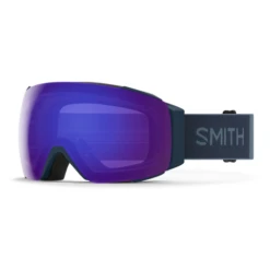Smith I/O MAG Goggle -Sport Ski Equipment io mag goggles frenchnavy cpeverydayvioletmirror 3q