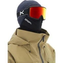 Anon M3 Goggle + Bonus Lens + MFI Face Mask -Sport Ski Equipment m3mfi blacksonarred