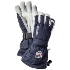 Hestra Army Leather Heli Ski Glove -Sport Ski Equipment navy hestra army leather heli gloves men s 54282