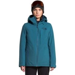 The North Face Women's Thermoball Eco Snow Triclimate Jacket -Sport Ski Equipment nf0a4r18 shc front