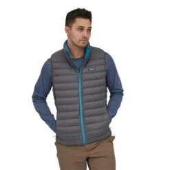 Patagonia Men's Down Sweater Vest -Sport Ski Equipment pat 84623 forge grey model1