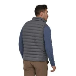 Patagonia Men's Down Sweater Vest -Sport Ski Equipment pat 84623 forge grey model2