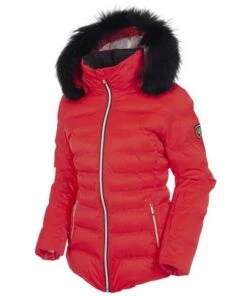 Sunice Women's Fiona Jacket With Real Fur 20 Sunice Women's Fiona Jacket With Real Fur -Sport Ski Equipment suni wel1804f scarlet red1