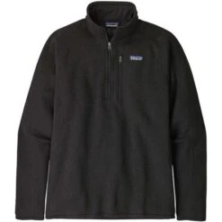 Patagonia Men's Better Sweater 1/4 Zip -Sport Ski Equipment wbf19 25523 blk
