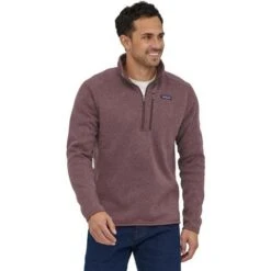 Patagonia Men's Better Sweater 1/4 Zip -Sport Ski Equipment wbf2223 25523 dubn mk1