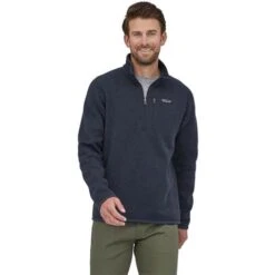 Patagonia Men's Better Sweater 1/4 Zip -Sport Ski Equipment wbs2223 25523 nena tm1