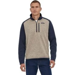 Patagonia Men's Better Sweater 1/4 Zip -Sport Ski Equipment wbs2223 25523 ortn kt1